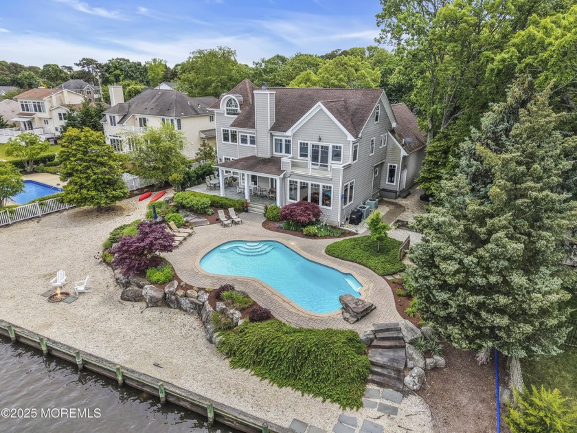 This beautiful waterfront home features 5 bedrooms & 3 full - Beach Home for sale in Brick, New Jersey on Beachhouse.com