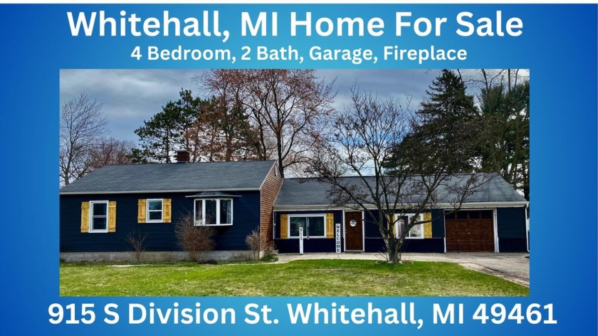 This spacious 4 bed, 2 full bath ranch home located in the - Beach Home for sale in Whitehall, Michigan on Beachhouse.com