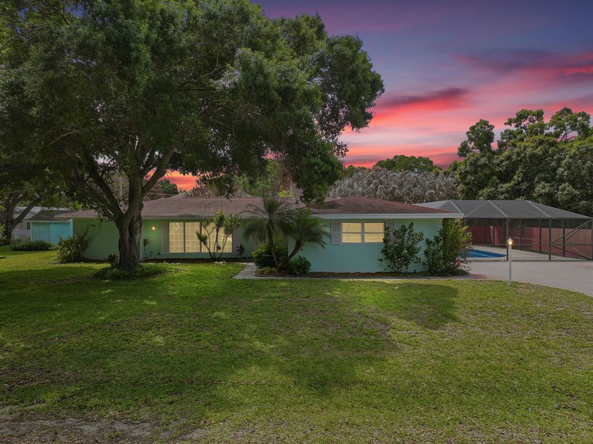 Tucked away at the quiet end of a cul-de-sac, this concrete - Beach Home for sale in Vero Beach, Florida on Beachhouse.com
