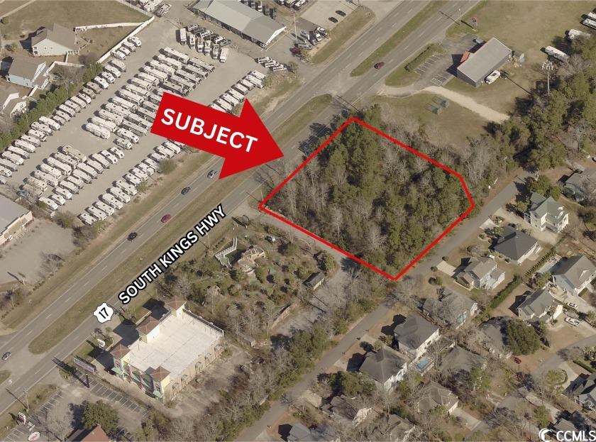OFFERED FOR SALE: Is approximately 1.3 Acres of raw land on - Beach Commercial for sale in Myrtle Beach, South Carolina on Beachhouse.com