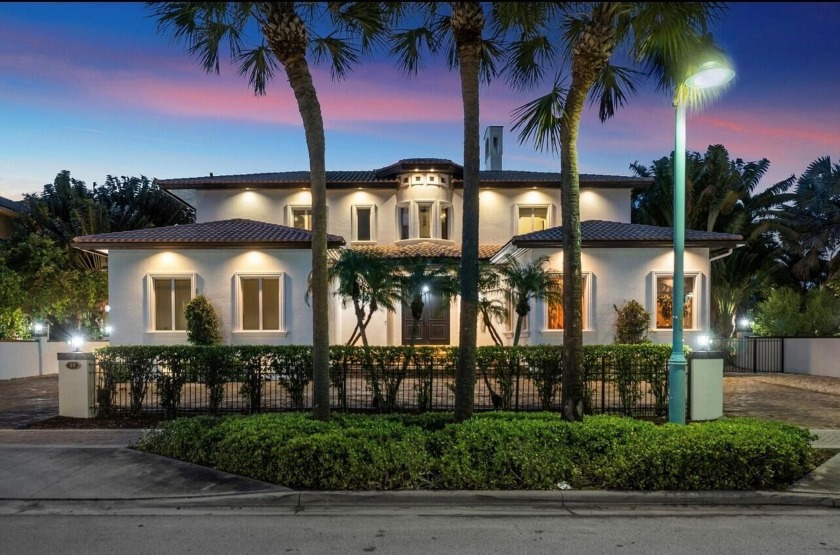 Luxe Mediterranean-inspired estate pairs distinctive - Beach Home for sale in Ocean Ridge, Florida on Beachhouse.com