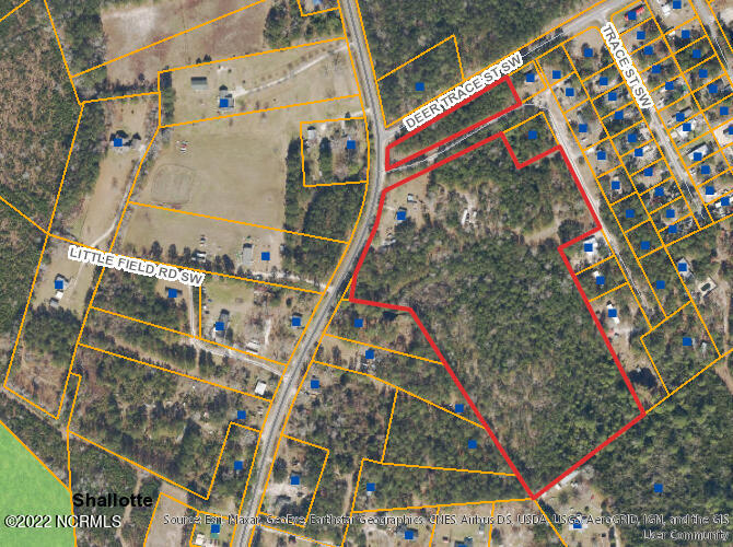 Over 14 acres of land perfectly located between Shallotte and - Beach Acreage for sale in Supply, North Carolina on Beachhouse.com
