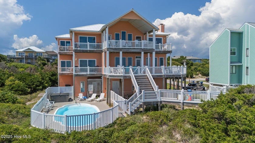 ''Grandview'' is a lovely, well kept ocean front home with great - Beach Home for sale in Emerald Isle, North Carolina on Beachhouse.com