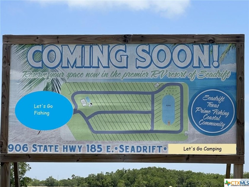 Nearing completion, this 127+ RV Park is situated in the right - Beach Commercial for sale in Seadrift, Texas on Beachhouse.com