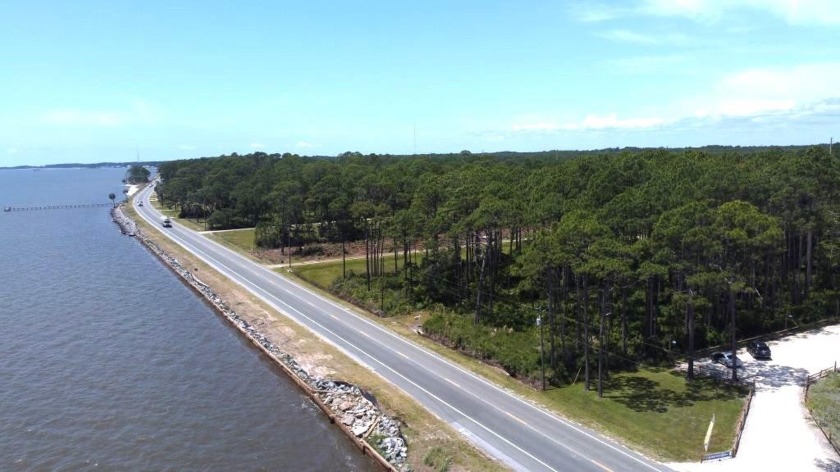 Nice wooded 1 acre lot with unobstructed views of St. George - Beach Lot for sale in Eastpoint, Florida on Beachhouse.com