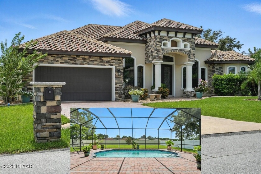 Stunning CUSTOM-BUILT POOL HOME with Elegant Style and - Beach Home for sale in Palm Coast, Florida on Beachhouse.com
