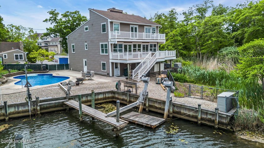 Rare oversized waterfront lot with 2 homes on a nature compound - Beach Home for sale in Brick, New Jersey on Beachhouse.com
