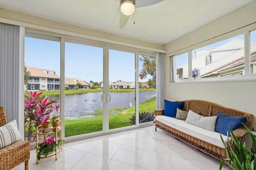 Immaculately maintained + bright, this airy 2/2 waterfront villa - Beach Townhome/Townhouse for sale in Hypoluxo, Florida on Beachhouse.com