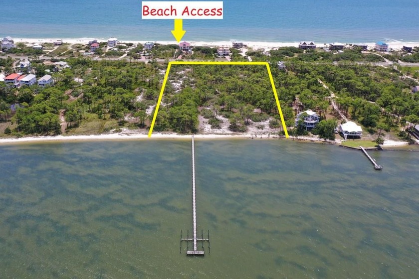 7+ Bayfront Acres on St George Island with 6-Slip Boat Dock and - Beach Acreage for sale in St. George Island, Florida on Beachhouse.com