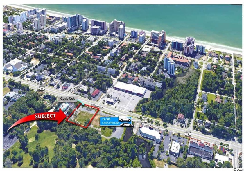 OFFERED FOR SALE: is this Prime Development Tract in the heart - Beach Commercial for sale in Myrtle Beach, South Carolina on Beachhouse.com