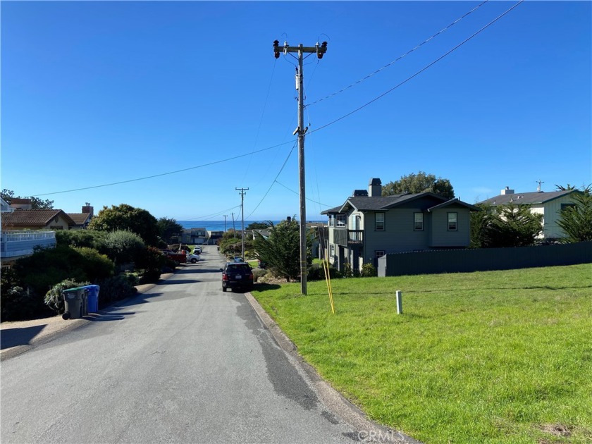 Sunny and flat is this Ocean View lot on the Marine Terrace in - Beach Lot for sale in Cambria, California on Beachhouse.com