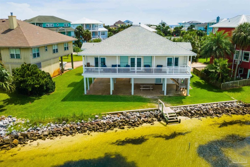 WATERFRONT ON THE SOUND WITH BREATHTAKING 180 DEGREE VIEWS! - Beach Home for sale in Pensacola Beach, Florida on Beachhouse.com