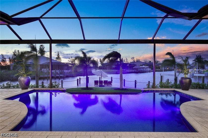 Luxury Waterfront Home with panoramic intersecting canal views - Beach Home for sale in Cape Coral, Florida on Beachhouse.com