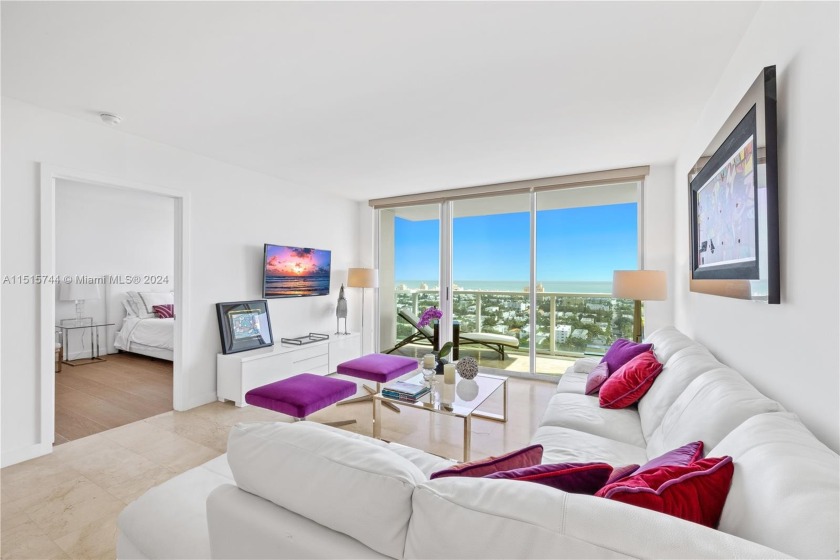 The 24th floor residence offers beautiful ocean and Miami Beach - Beach Condo for sale in Miami Beach, Florida on Beachhouse.com