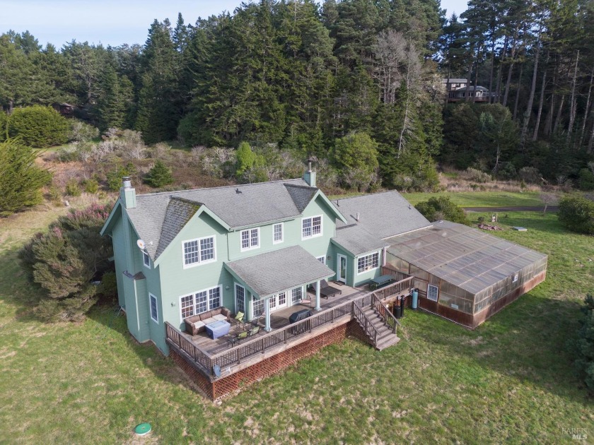 This recently remodeled Mendocino home nestled on 5 private - Beach Home for sale in Mendocino, California on Beachhouse.com
