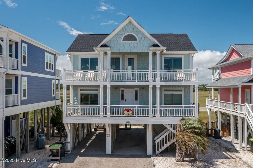 Here's the one with Coastal Charm  Big Views - Second Row on - Beach Home for sale in Holden Beach, North Carolina on Beachhouse.com