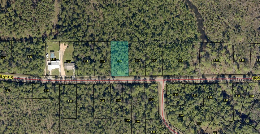 Great building lot in the sought after Bon Bay Drive area and - Beach Lot for sale in Milton, Florida on Beachhouse.com