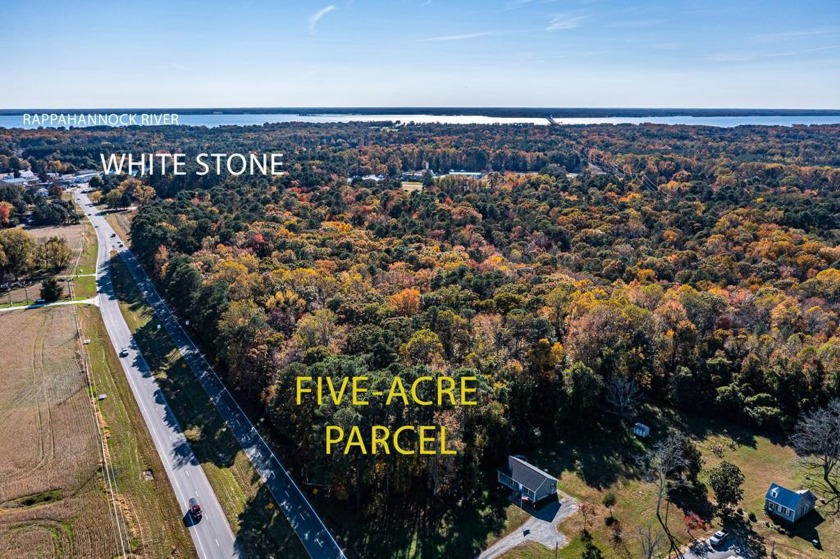 This 5-acre wooded parcel situated on the edge of White Stone - Beach Lot for sale in White Stone, Virginia on Beachhouse.com