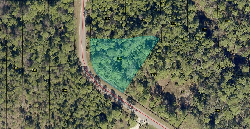 Great pie-shaped building lot in the sought after Garcon Point - Beach Lot for sale in Milton, Florida on Beachhouse.com