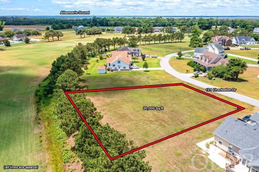 BUILD YOUR DREAM HOME HERE ... 112 Feet Frontage on Golf Course - Beach Lot for sale in Grandy, North Carolina on Beachhouse.com