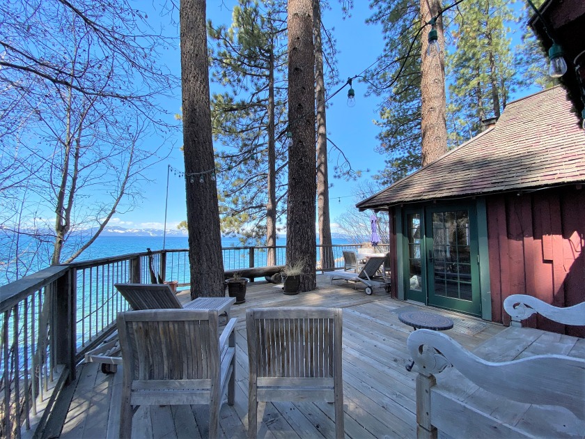 A part of Tahoe History, Original Lake Front Red Cabin - Beach Vacation Rentals in Glenbrook, Nevada on Beachhouse.com