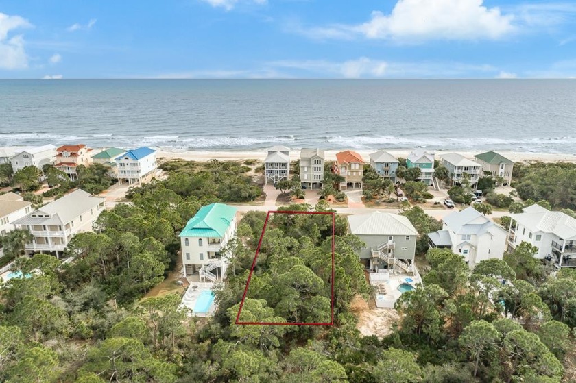 Rare first tier lot for sale in Casa del Mar, on the far west - Beach Lot for sale in St. George Island, Florida on Beachhouse.com