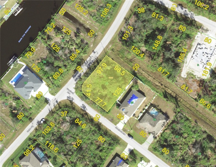 Extra special oversized corner lot situated on a drainage - Beach Lot for sale in Port Charlotte, Florida on Beachhouse.com