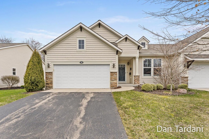 One owner Windflower Bay condo has a very private backyard. Main - Beach Condo for sale in Norton Shores, Michigan on Beachhouse.com