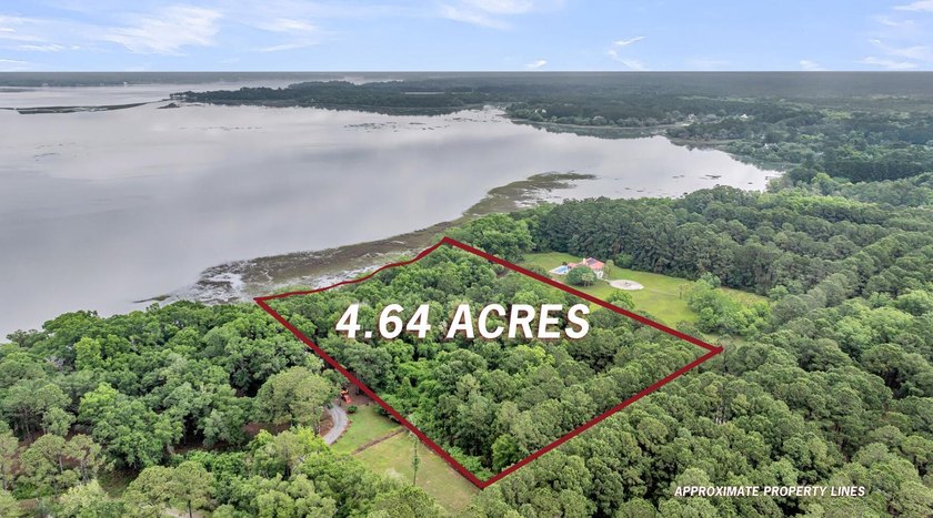 Situated on 4.64 acres in the Martin's Point community on - Beach Acreage for sale in Wadmalaw Island, South Carolina on Beachhouse.com