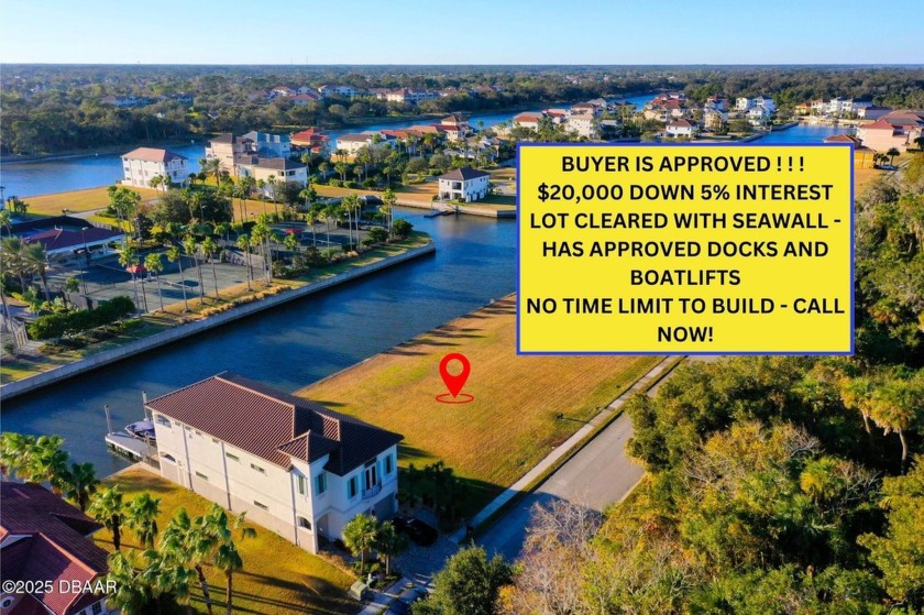 BUYER APPROVED! OWNER FINANCING AVAILABLE! 20,000 DOWN, 5percent - Beach Lot for sale in Palm Coast, Florida on Beachhouse.com