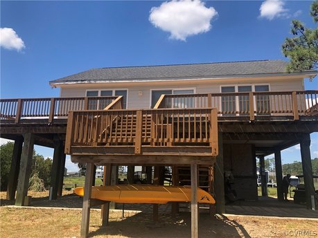 Home is constructed like a fortress and 12 feet off the ground.
 - Beach Home for sale in North, Virginia on Beachhouse.com