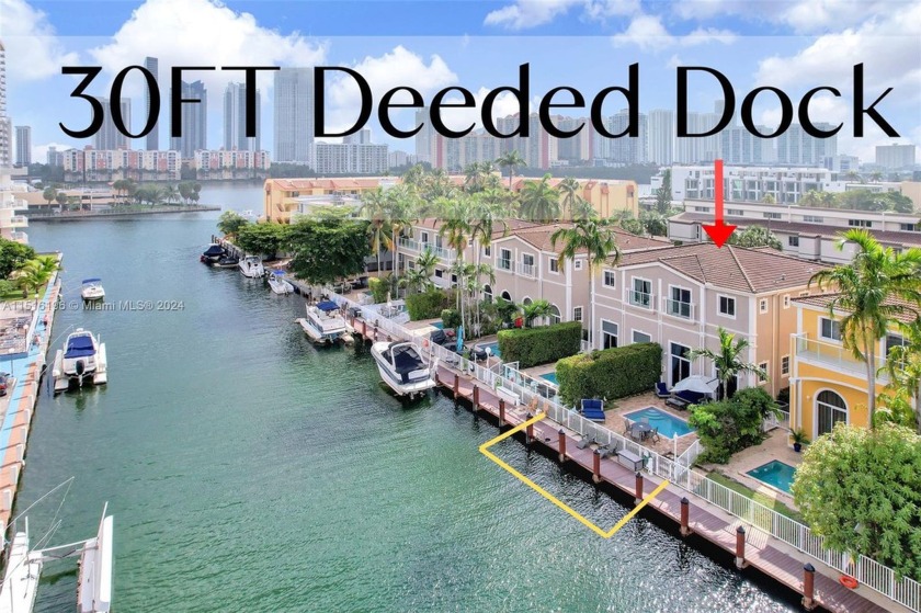 30 Ft Dock + 3k sq ft updated townhome! Amazing opportunity to - Beach Condo for sale in North Miami Beach, Florida on Beachhouse.com