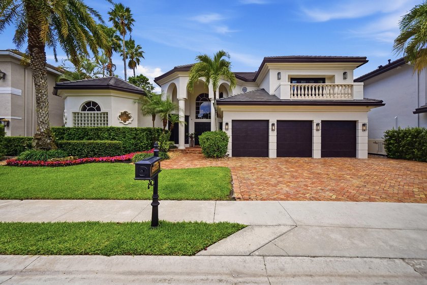 This one-of-a-kind custom masterpiece exudes quality from the - Beach Home for sale in Boca Raton, Florida on Beachhouse.com