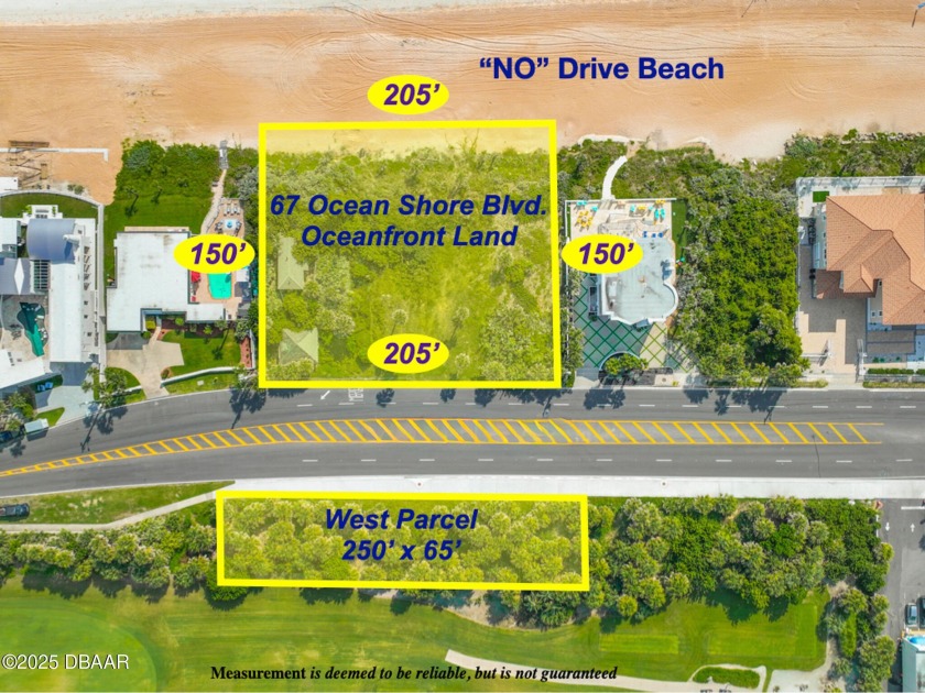 A rare opportunity to purchase this HUGE PRIME OCEANFRONT - Beach Lot for sale in Ormond Beach, Florida on Beachhouse.com