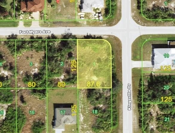 OVERSIZED CORNER LOT located in the highly desirable South Gulf - Beach Lot for sale in Port Charlotte, Florida on Beachhouse.com