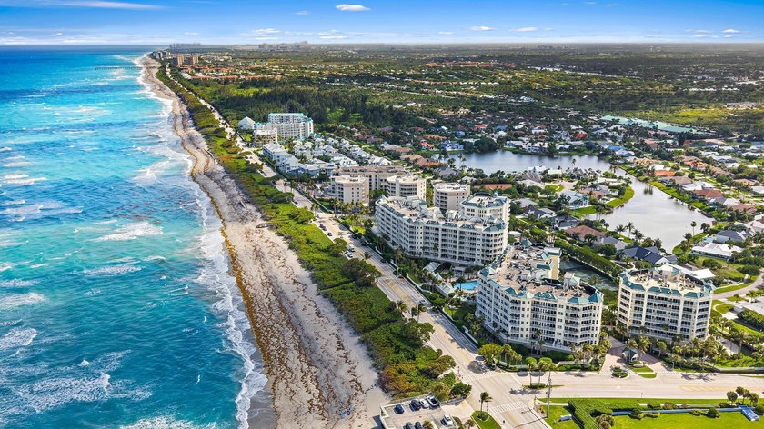 Experience sweeping Atlantic Ocean views from this sought-after - Beach Condo for sale in Jupiter, Florida on Beachhouse.com