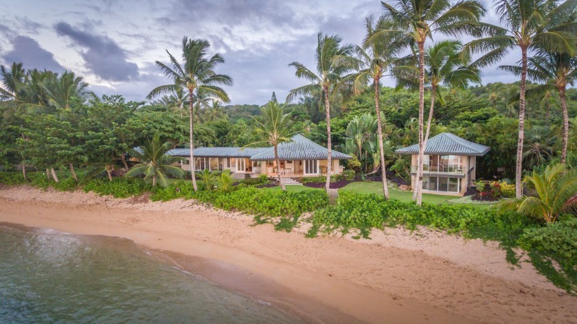 On the tranquil shores of Anini Beach sits this remarkable - Beach Home for sale in Kilauea, Hawaii on Beachhouse.com