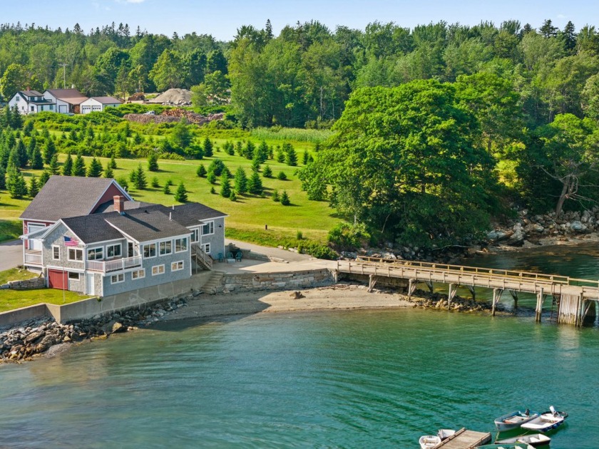 Exceptional Turnkey Oceanfront Retreat with Deep-Water Access - Beach Commercial for sale in Blue Hill, Maine on Beachhouse.com