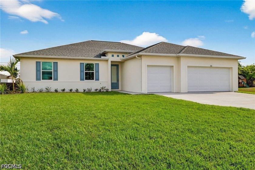 CORNER LOT! TRIPLE LOT! NEW CONSTRUCTION READY NOW| Dual Primary - Beach Home for sale in Cape Coral, Florida on Beachhouse.com