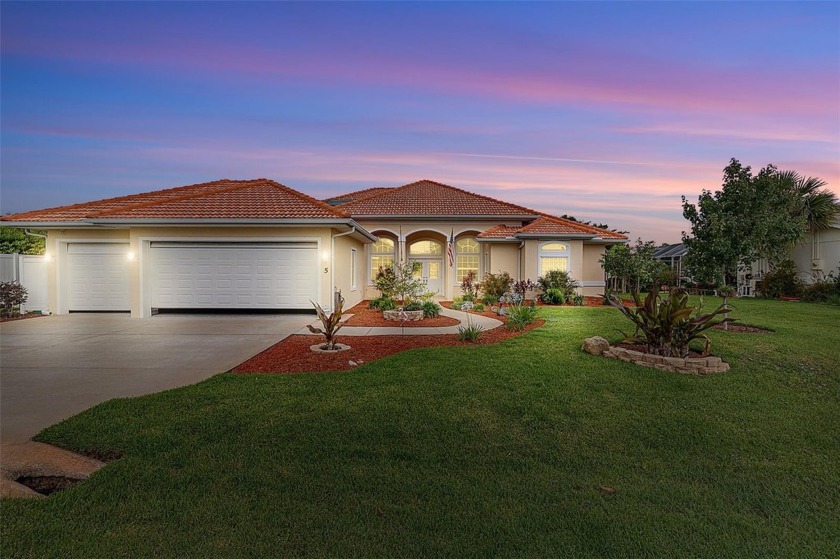 Welcome home to your Waterfront Mediterranean retreat with ocean - Beach Home for sale in Palm Coast, Florida on Beachhouse.com