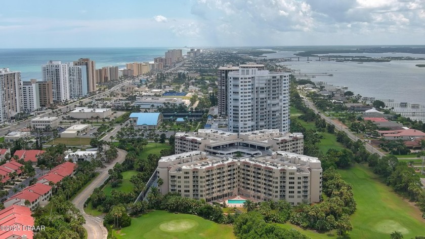 Enjoy sweeping ocean, river, & golf course views from this fully - Beach Condo for sale in Daytona Beach, Florida on Beachhouse.com