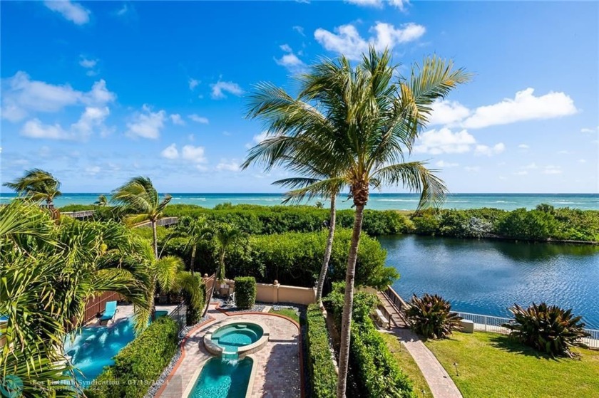Direct oceanfront townhome with over 4,734+- SF living plus - Beach Condo for sale in Pompano Beach, Florida on Beachhouse.com