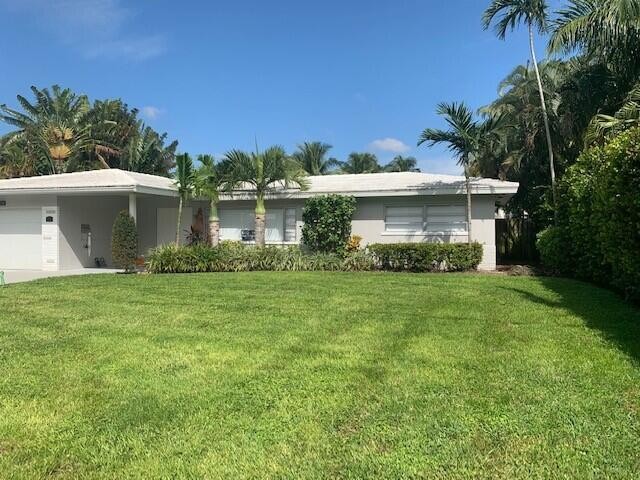 Single story home on the water with private dock and great - Beach Home for sale in Boca Raton, Florida on Beachhouse.com