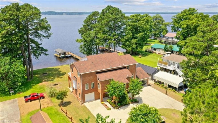 Experience riverfront living in this stunning 3BR/4.5BA brick - Beach Home for sale in Edenton, North Carolina on Beachhouse.com
