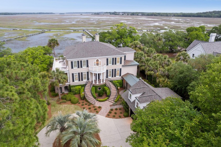 This stunning home is rich with curb appeal and is located on a - Beach Home for sale in Seabrook Island, South Carolina on Beachhouse.com