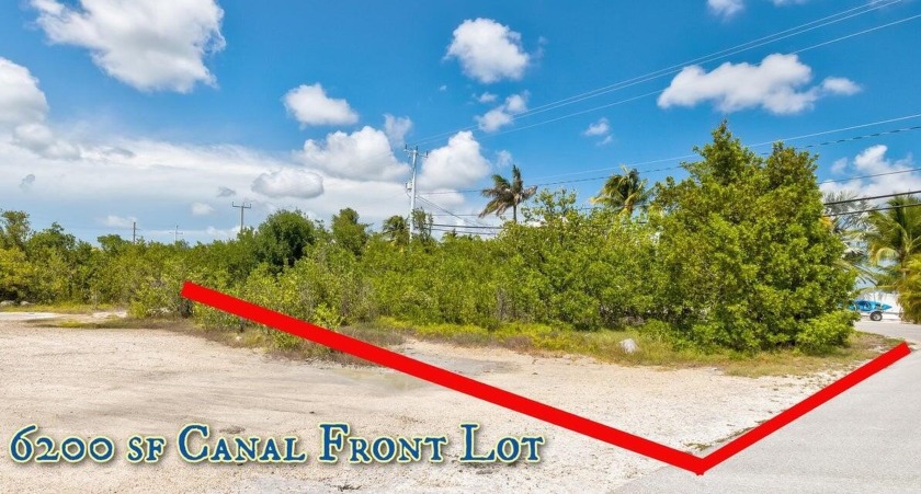 Exceptional Opportunity to develop this 6200-sf canal front - Beach Lot for sale in Ramrod Key, Florida on Beachhouse.com