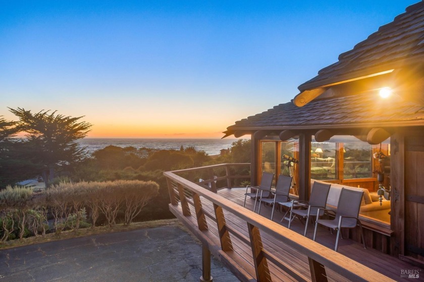 A crafted sense of place surrounds the residence, extending the - Beach Home for sale in Mendocino, California on Beachhouse.com