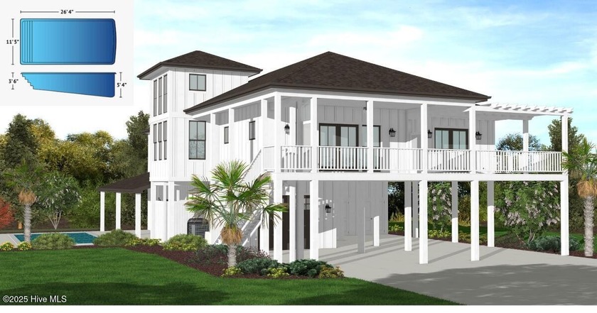 Experience luxury with this stunning new build centrally located - Beach Home for sale in Oak Island, North Carolina on Beachhouse.com