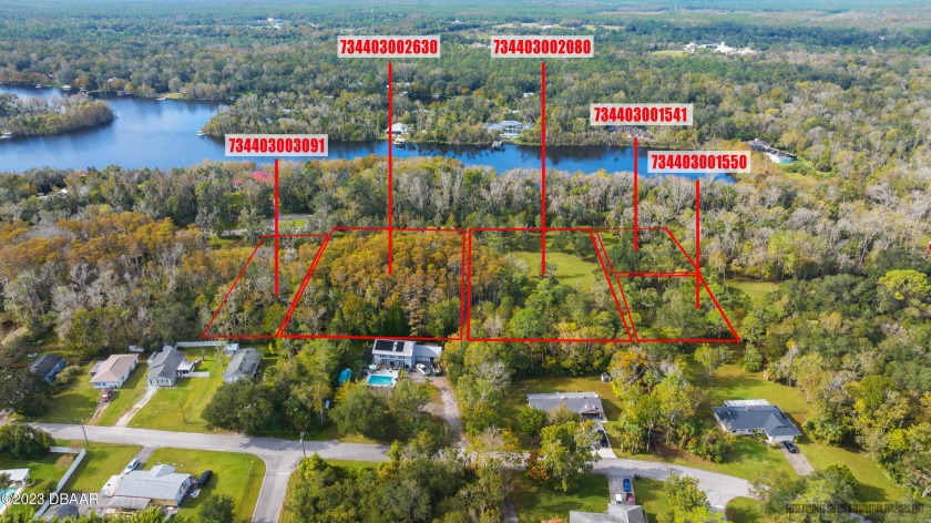 VERY PRIVATE 5 ACRES of beautiful oaks, palms, and other native - Beach Lot for sale in New Smyrna Beach, Florida on Beachhouse.com