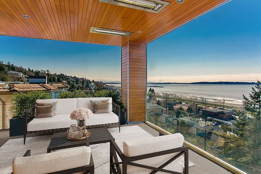 Exceptional Views & Exceptional construction on a peaceful - Beach Home for sale in White Rock, British Columbia on Beachhouse.com